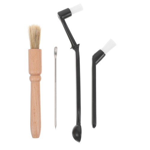 MOJAE Espresso Machine Cleaning Brush – Swivel Head Back Flush Tool, 22cm Long