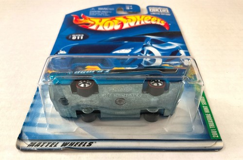 2001 Hot Wheels Treasure Hunt TH - DEORA Pickup - Blue, Redline Wheels #011 - Picture 3 of 4