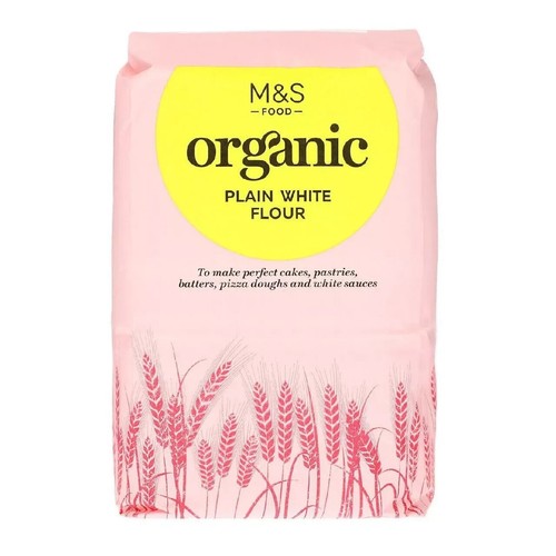 Plain White Flour Organic Great for Making Perfect Cakes Pizza Dough M&S 1.5kg - Picture 5 of 5