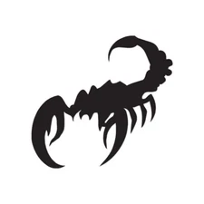 Scorpion Claws Sting - Vinyl Decal Sticker - Multiple Color & Sizes - ebn1076