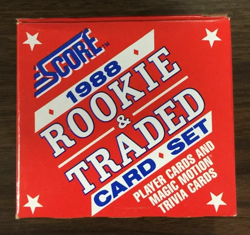 1988 SCORE UPDATE MLB BASEBALL SET BREAK