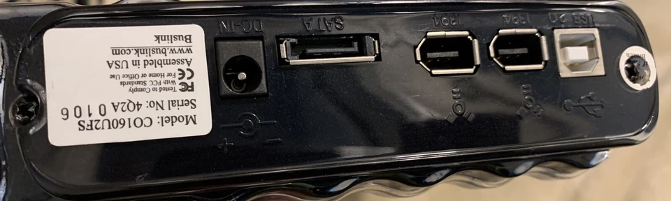 BUSlink Triple Combo CO-2T-U2FS - hard drive - 2 TB - FireWire / USB 2.0 - Image 4 of 4