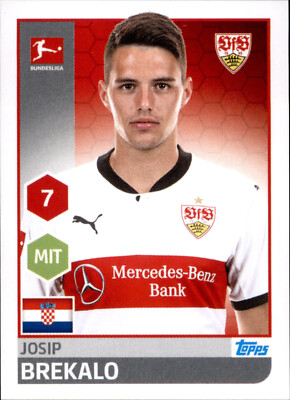 TOPPS Bundesliga 2017/2018 - Sticker 251 - Josip Brekalo
