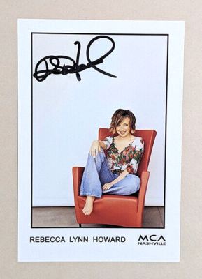 REBECCA LYNN HOWARD Signed 4x6