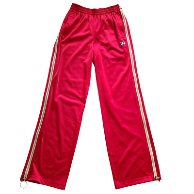 ★ PRENDA★ PRDA JERSEY TRACK PANTS BEIGE BRICK RED PRTFAWP FILA x PIERRE CARDIN x UO Red Gold Zipper Track Pants