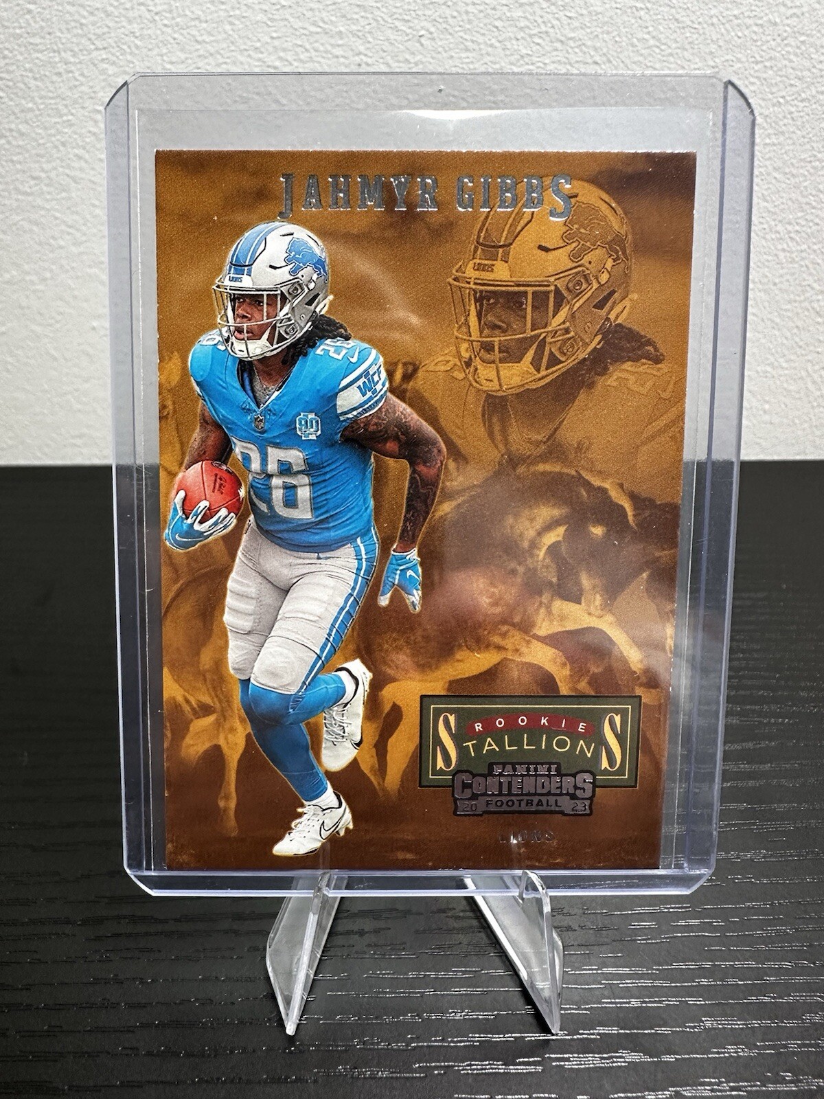2023 Panini Contenders - Rookie Stallions #13 Jahmyr Gibbs (RC)