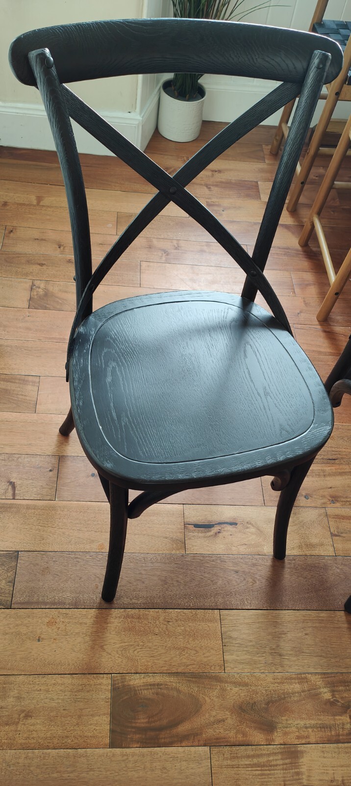 Two Emmie Wooden Dining Chairs eBay