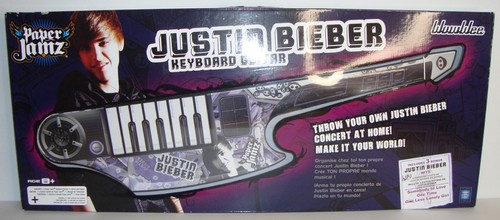 JUSTIN BIEBER KEYBOARD GUITAR PAPER JAMZ NEW SEALED - Picture 2 of 9