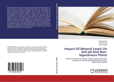 Mwangi Njogu (u. a.) | Impact Of Mineral Levels On Soil pH And Non-leguminous...
