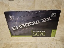 MSI NVIDIA GeForce RTX 5070 Shadow 3X OC 12GB Graphics Card