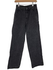 J. Galt Women's Jeans Size S Black 100% Cotton Straight Leg Casual
