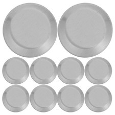 10 Pcs Stainless Steel Sink Hole Plug Cover Kitchen Counter Holes