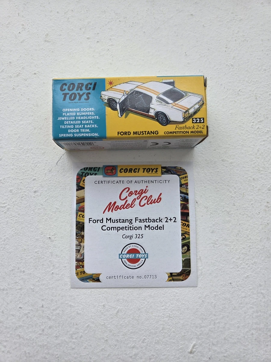 Miniature Corgi Vanguards Ford Mustang MK6 Orange Fury – 1/43 – Édition Limitée 2023