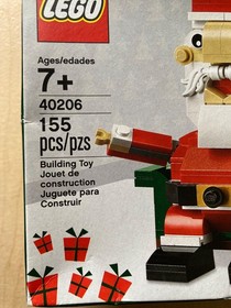 NEW LEGO 40206 Christmas Santa Claus ~ 155 Pieces ~ Sealed Box ~ 2016