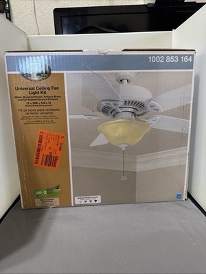 Hampton Bay Universal LED Ceiling Fan Light Kit Multiple Finials included L@@K