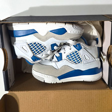 Jordan Air Jordan 4 Retro TD 4C White Blue Gray Sneaker BQ7670-141