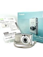 Used Canon Powershot Elph SD600 Digital Point and Shoot Camera