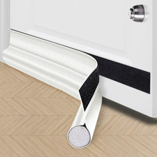Front Door Draught Excluder, 96Cm Self-Adhesive Draught Excluder for Bottom of D