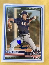 Michael Torres SIGNED 2023 Panini USA Stars & Stripes IP AUTO