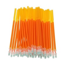 48Pcs Erasable Gel Pens Refills, 0.5mm Heat Erasable Pens Refills, Orange Ink