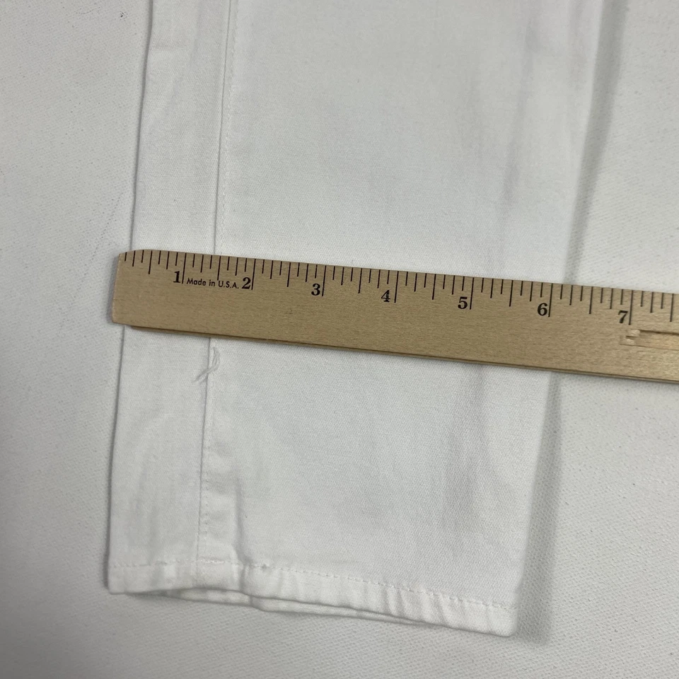 Pantalones AG Adriano Goldschmied para mujer 26R blanco Caden pantalón a medida elástico Foto 3 de 4