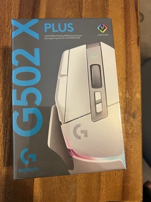 Logitech G502 X PLUS LIGHTSPEED Wireless RGB Gaming Mouse 25600 DPI White