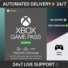 Xbox Game Pass Ultimate 1 Month Membership (USA only) e-delivey