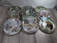 The Woodland Year Signature Edition Collector Plates By Peter Barrett Set Of 9