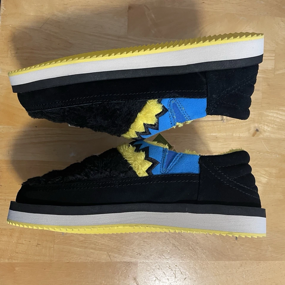 Sanuk U Puffy Chiller Low X Grateful Dead 黄色黑色拖鞋男式 6 Wmns 7 — 第 4/4 张图片