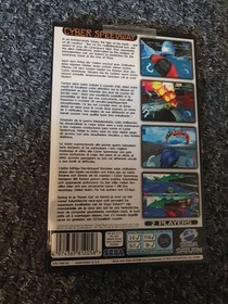 Cyber Speedway Sega Saturn Complete With Manual Tested VGC