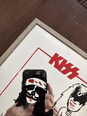 Kiss Vintage 12x12 Carnival Mirror U.S. Tour Shot Style | eBay