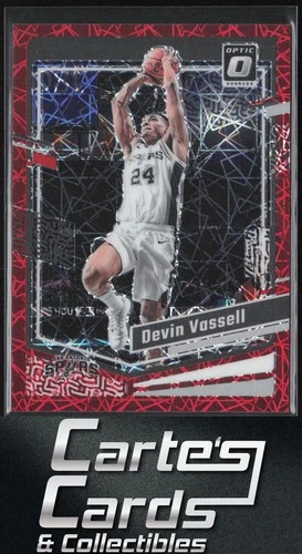 Devin Vassell 2023-24 Panini Donruss Optic #184 Red Velocity Prizm Spurs 266/299