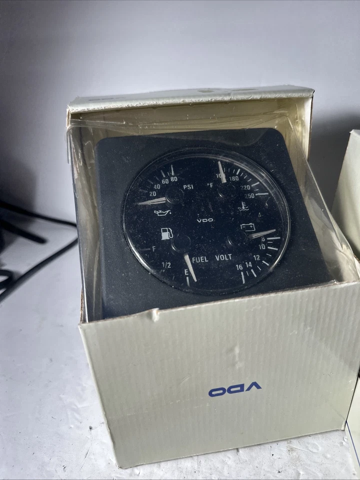 Lot 2 VDO  4 IN 1 Gauge Cluster (3) - Image 3 of 4