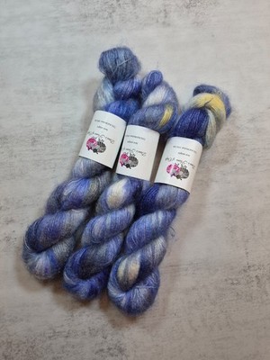 Kinder Mohair Seidengarn, Lace Gewicht, 50g, WAVE AFTER WAVE