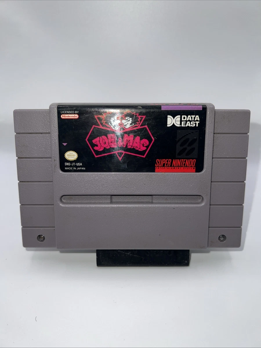 Joe & Mac Nintendo SNES Video Games for sale | eBay