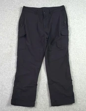 Clothing Arts P^Cubed Pick-Pocket Proof Pants Womens 10 Black Travel Cargo