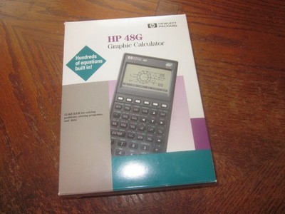 Hewlett Packard HP 48G Graphing Scientific Calculator 32KB RAM NIB w/ Manuals