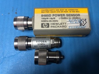 HP  Agilent  Keysight 8485D Power Sensor, 50MHz to 26.5GHz, -70 to -20dBm w/acc