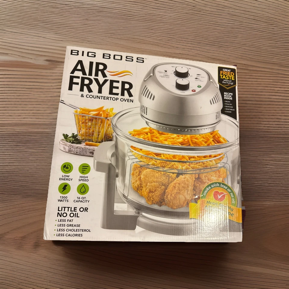 Freidora de aire y horno de convección Big Boss 8605 16qt 1300W - negro Foto 3 de 4