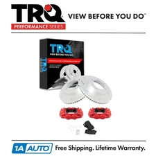 TRQ Performance Front Brake Pad & Rotor Kit Fits 2003-2020 Toyota