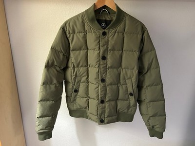 AETHER Men s Puffer Pacer Jacket MEDIUM Quilted Duck Down green