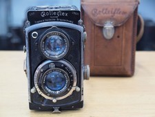 Rolleiflex 4x4 Baby Rollei Tessar 6cm F2.8 Lens 127 Roll Film Camera. No u19936