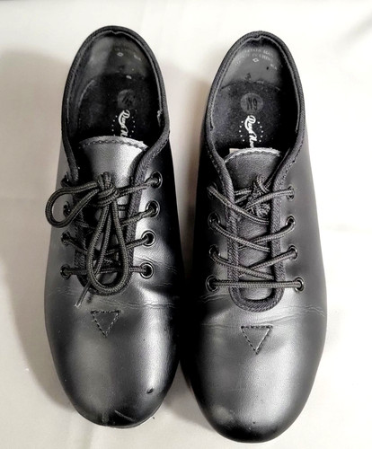 Bloch Dance Women's Jazz Lace Up Tap Shoe 6 M Black Good Pre-Owned Condition