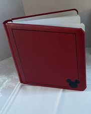 Creative Memories 7X7 Mickey Disney Scrapbook Photo Album Red 12 Pages 24 Sides