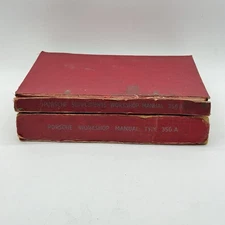 Porsche 356 A ORIGINAL Workshop Manual & Supplement Factory Catalog Set