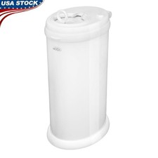 Odor Control Diaper Pail Powder Coated Steel Childproof Lock Easy Disposal New