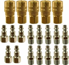 Milton 715727728 14 M-style Coupler And Plug Set - 20 Pieces 40 Scfm 300 Ps Milton 715727728 14 M-style Coupler And Plug Set - 20 Pieces 40 Scfm 300 Ps