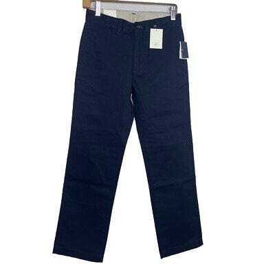 GAP kids Pants Boys 12 Easy Fit Navy Blue adjustable Waist Stain Resistant Loose