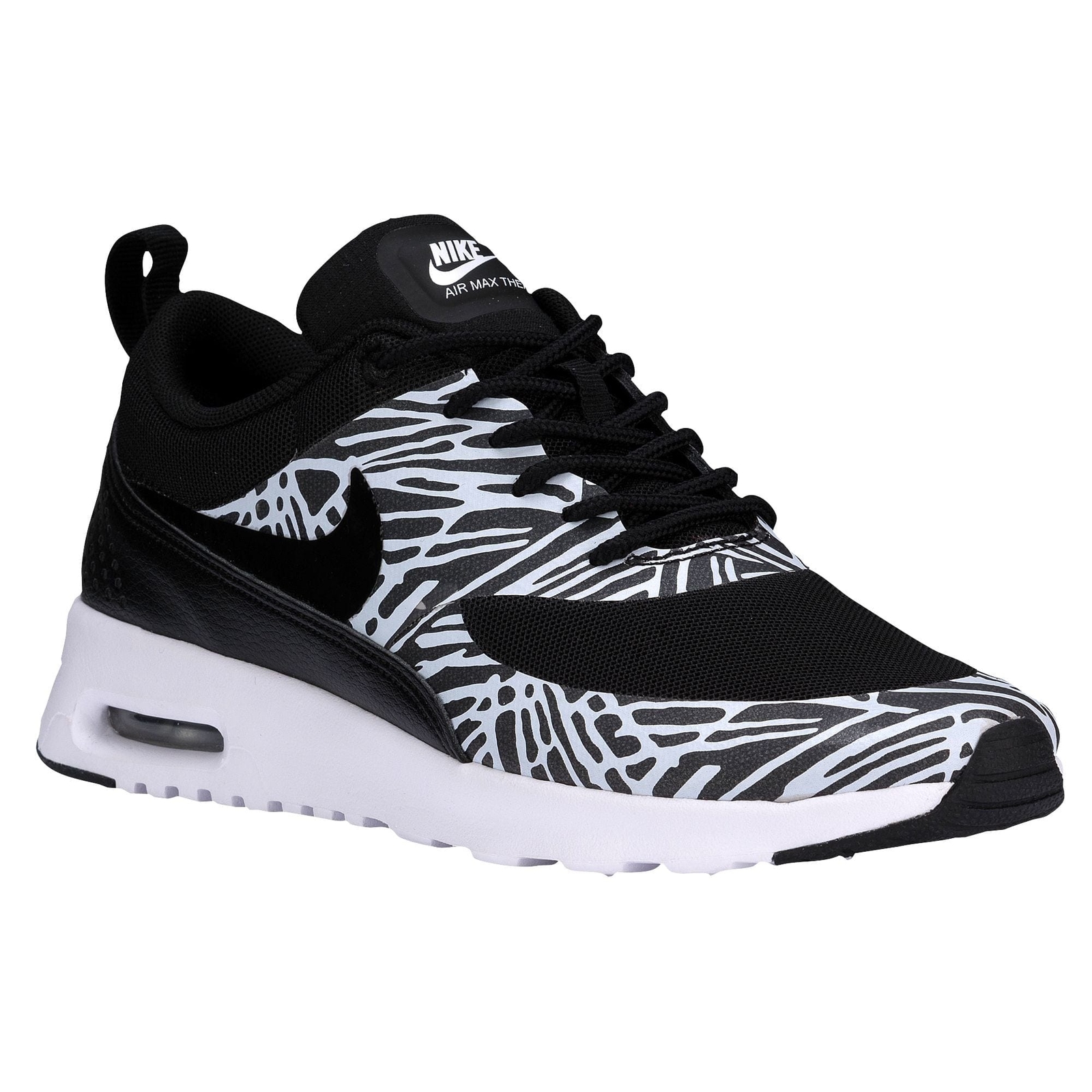 Nike Air Max Thea Women's Black/Black/White/Metallic Silver 99408010 Nike Air Max Thea Women's Black/Black/White/Metallic Silver 99408010