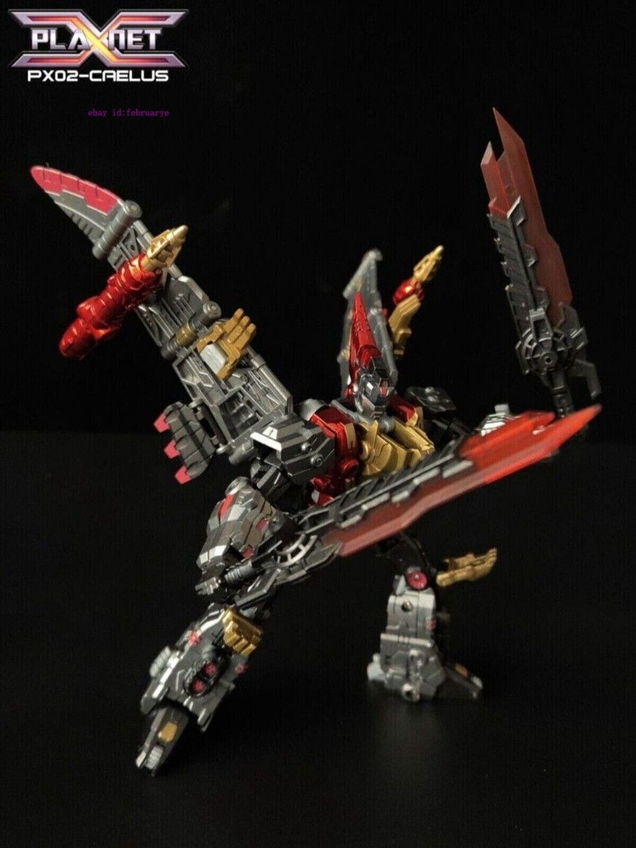 Planet X PX-02M Crelus Swoop Dinobot Metallic Transforms Toy